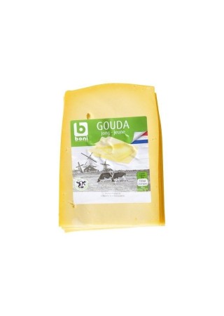 Boni Selection gouda jeune tranche ± 1 kg - CHOCKIES