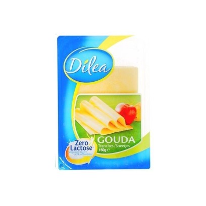 Dilea Zero Lactose gouda jeune tranches 150 gr CHOCKIES
