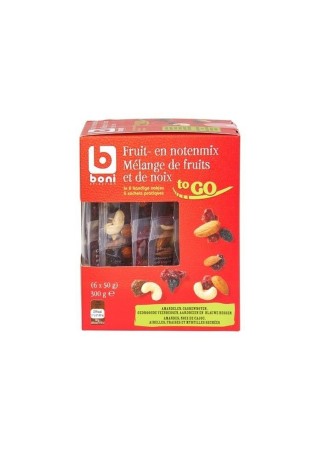 Boni Selection mix noix et baies 6x 50 gr BELGE CHOCKIE