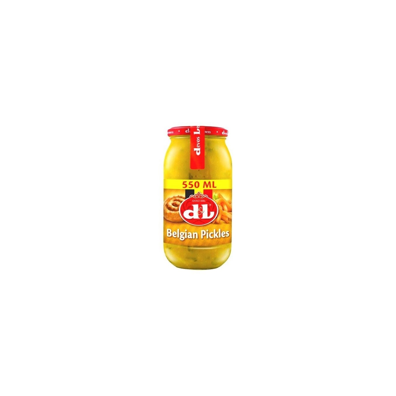 Devos Lemmens pickles Belge 550 ml