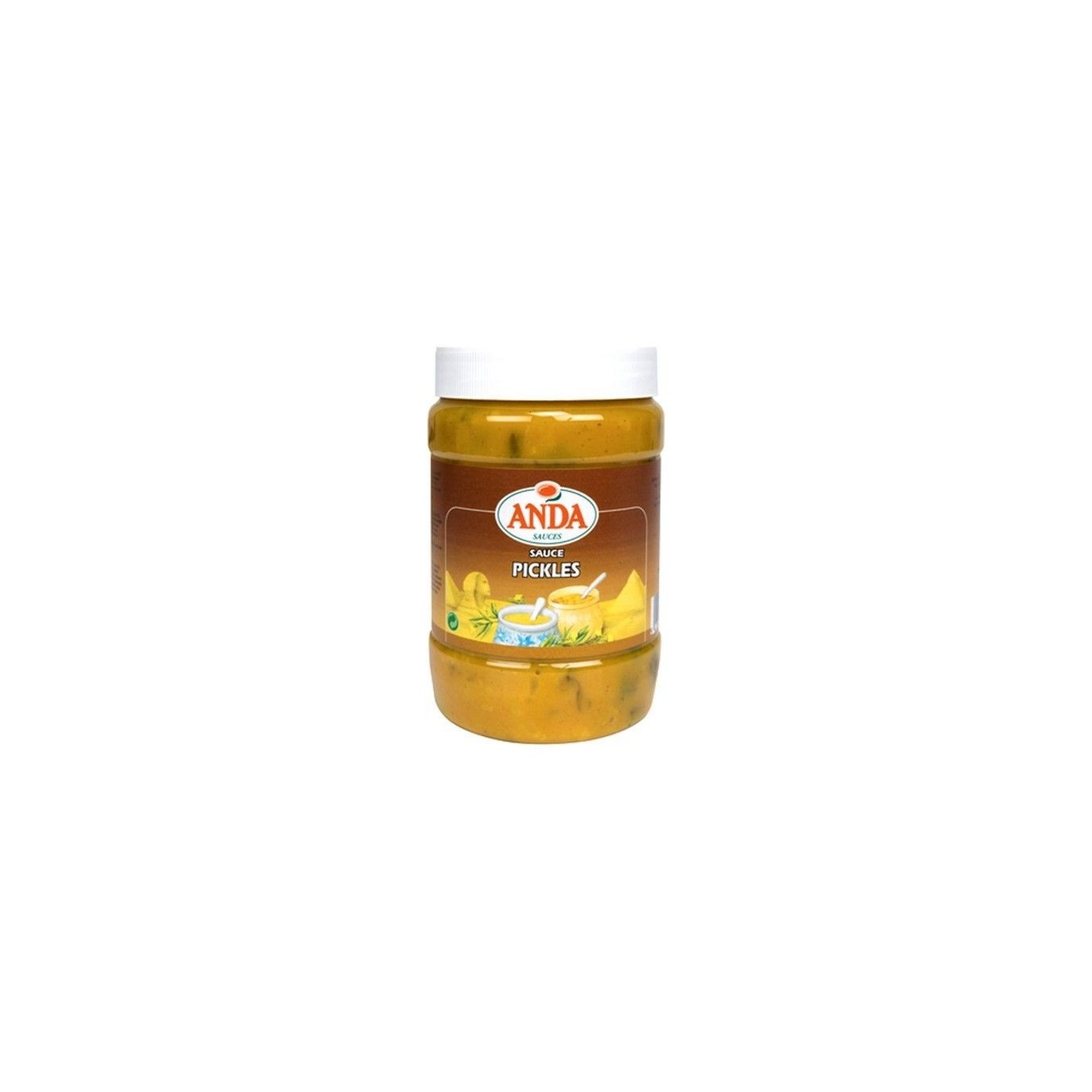 ANDA sauce Pickles 650ml CHOCKIES épicerie belge