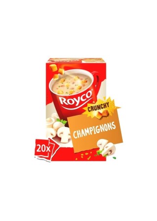 Royco Crunchy soupe champignons 20 pc