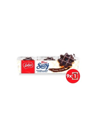 Lotus 9 mini gaufres Suzy chocolat 292 gr