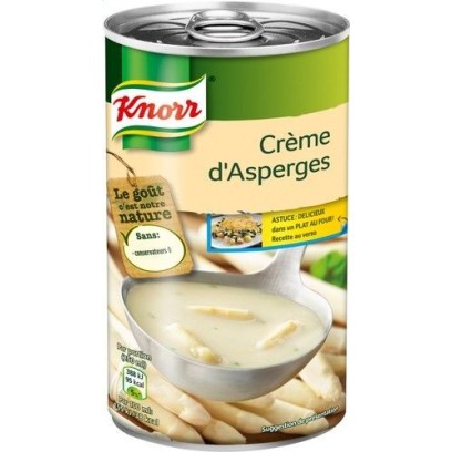 Knorr crème d'asperges 515ml - soupe en boite chockies