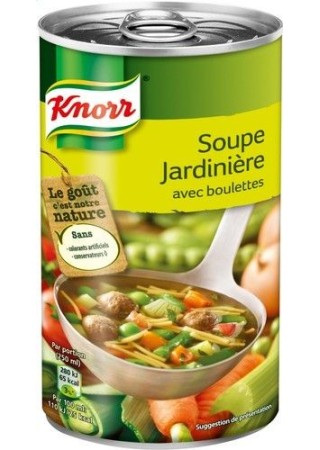 Knorr jardinière boulettes 515ml - soupe boite chockies