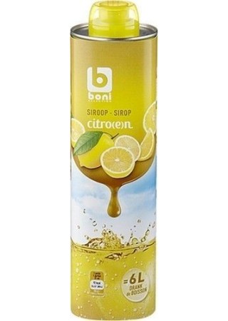 Boni Selection sirop citron 75cl - épicerie chockies