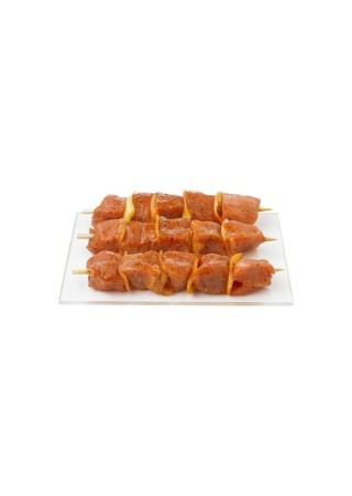 Brochettes de porc marinées