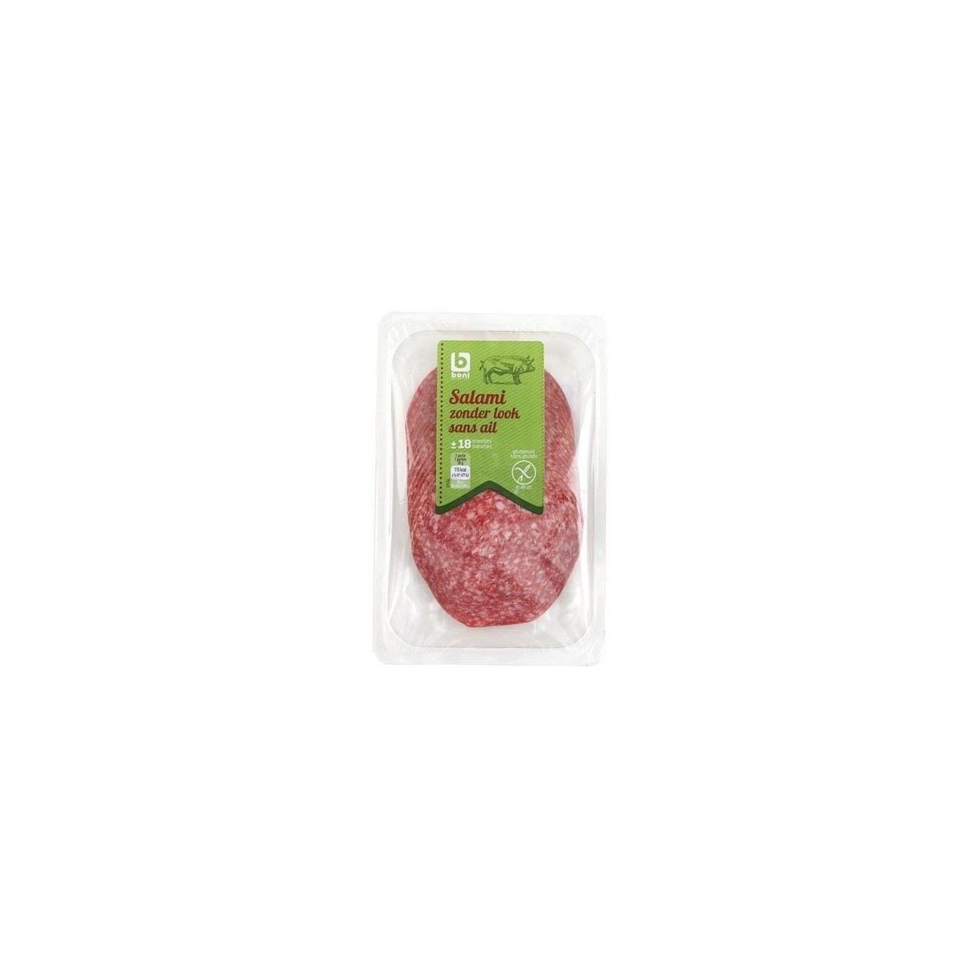 Boni Selection salami sans ail sans gluten tranches 200 gr