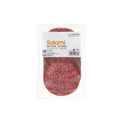 Everyday salami poivre tranches 200 gr