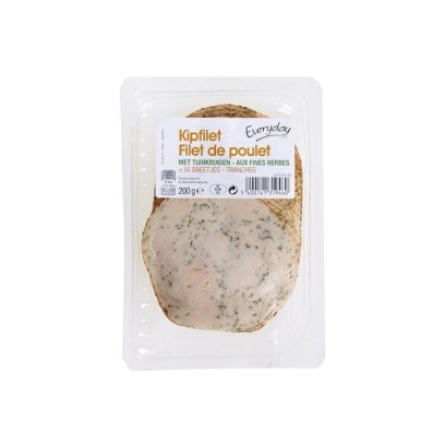 Everyday filet poulet fines herbes tranches 200 gr