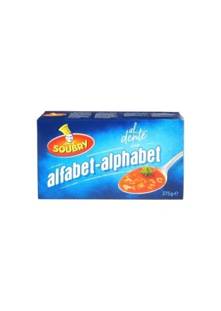 Soubry alphabet al dente 375 gr