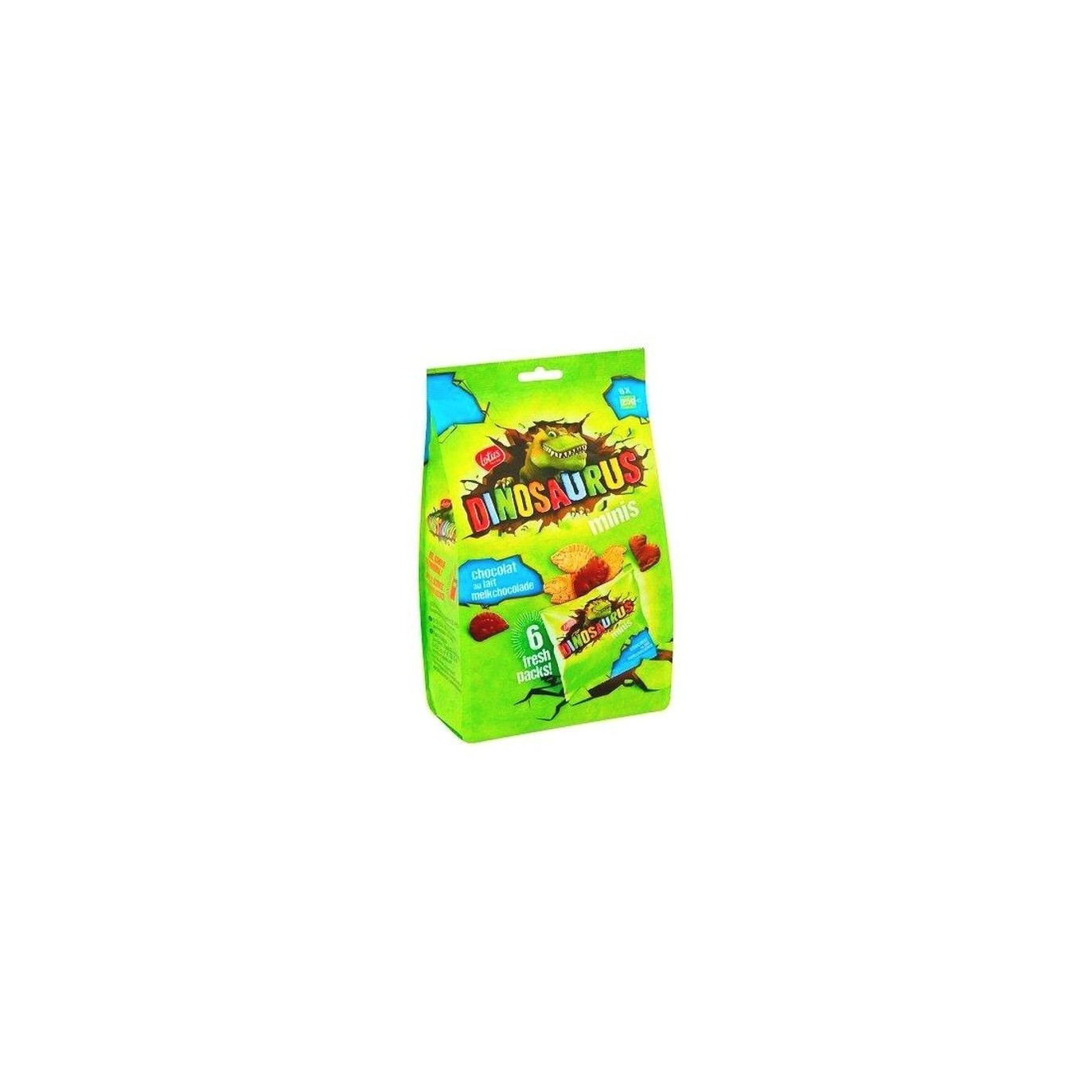 Lotus Dinosaurus mini chocolat lait 6x 25 gr CHOCKIES