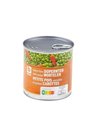 Boni Selection petits pois carottes extra fin 400 gr