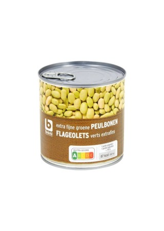 Boni Selection flageolets verts extra fins 400 gr