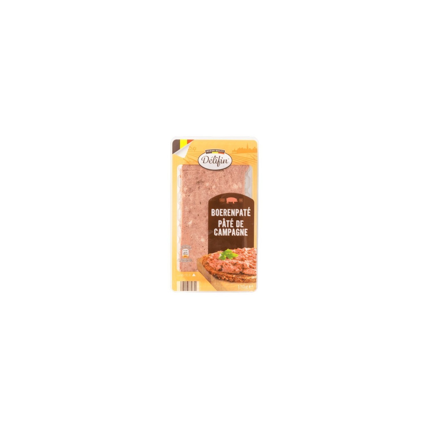 A - Délifin pâté de campagne 170 gr