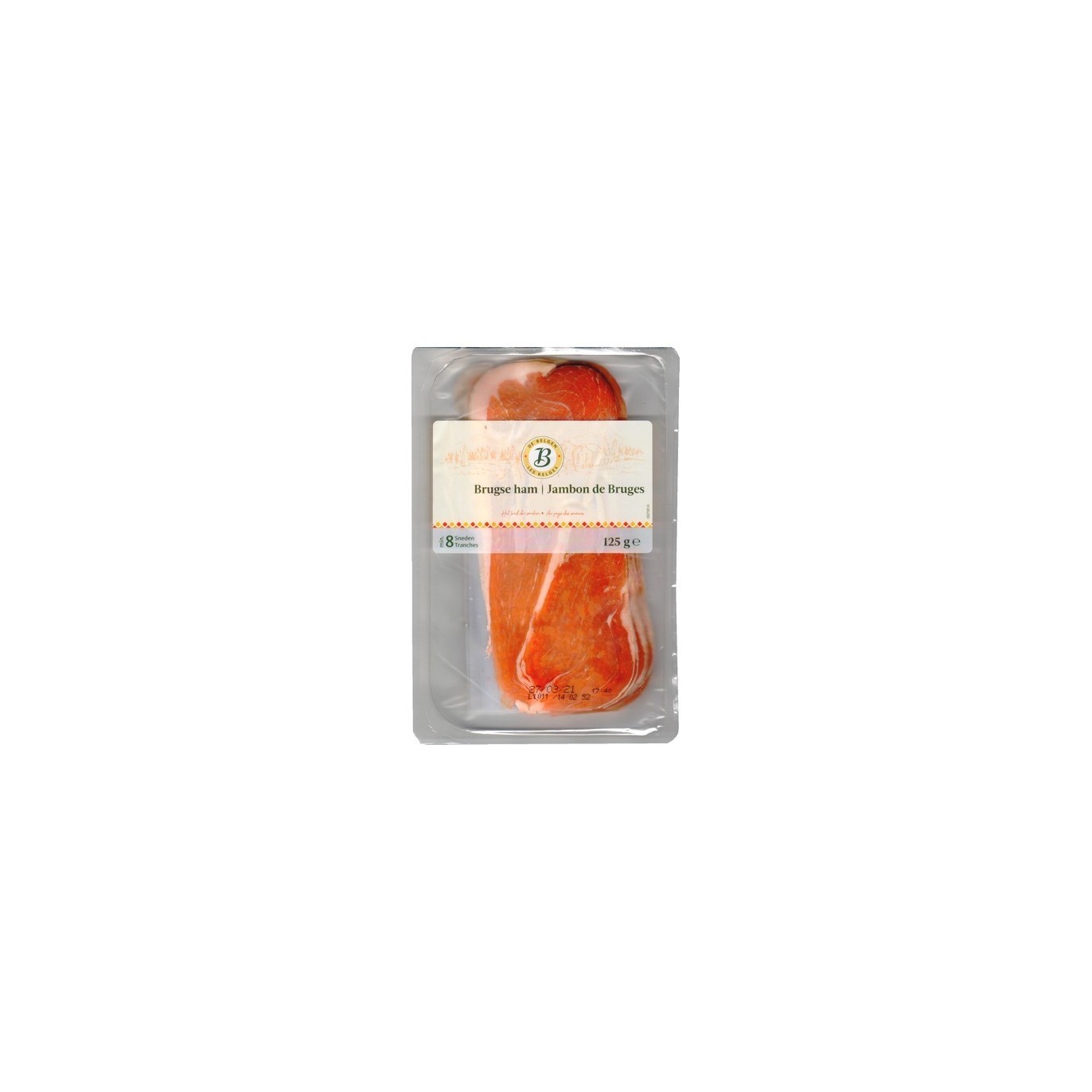 CB - Les Belges jambon de Brugge 8 tranches 125 gr