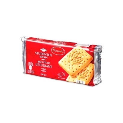 A - Monarc biscuits de l'étudiant 330 gr Chockies belge