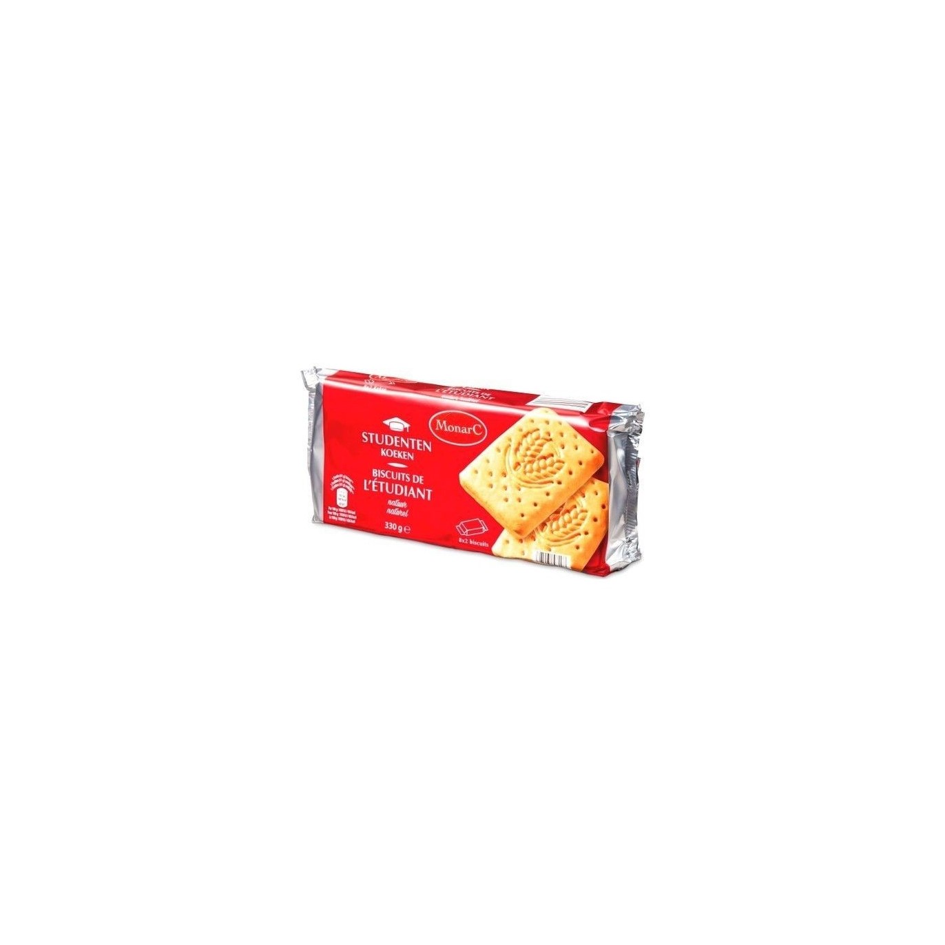A - Monarc biscuits de l'étudiant 330 gr Chockies belge