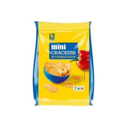Boni Selection mini crackers hot paprika 120 gr Boni Selection - 1
