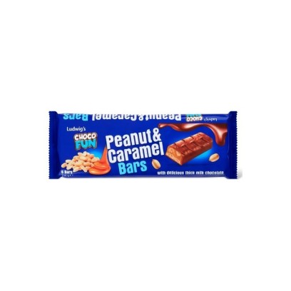 Ludwig's Choco Fun cacahuète caramel barre 6x 36 gr
