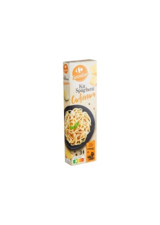 Carrefour Sensation kit spaghetti carbonara 3 portions