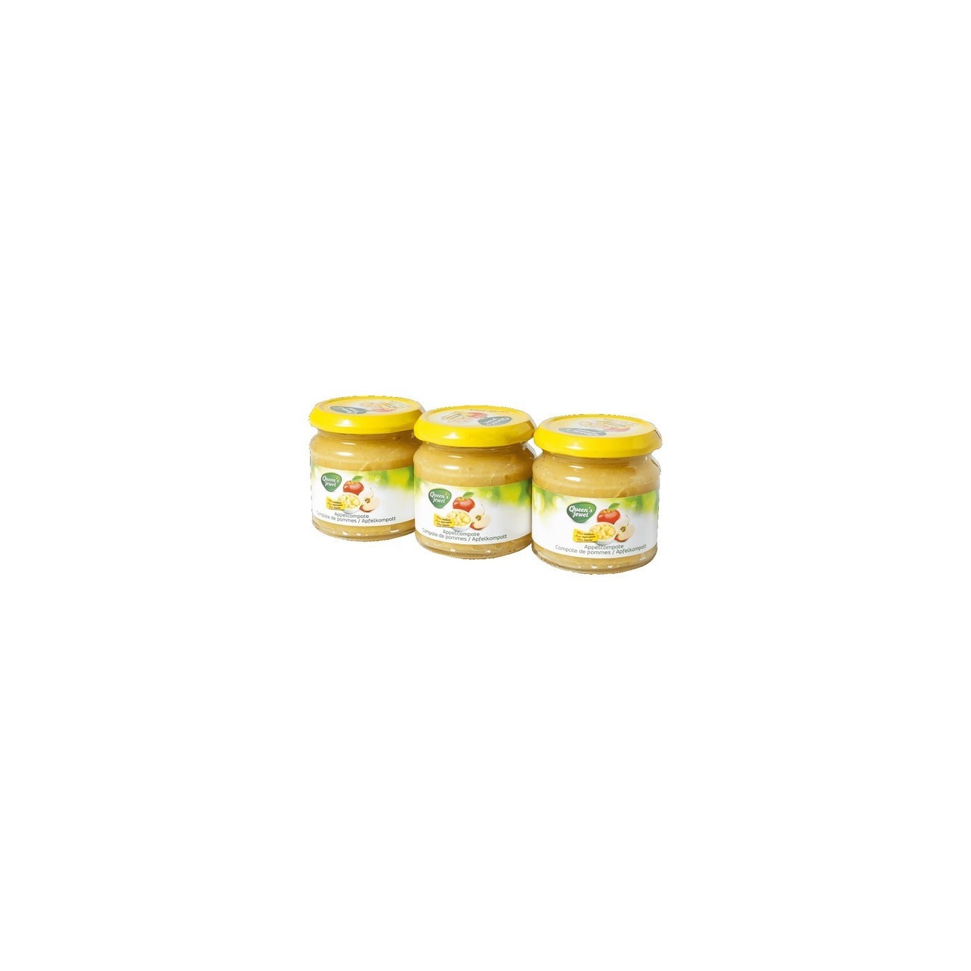 Queen's Jewel compote de pommes 3x 200 gr