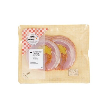 Colruyt lard à la moutarde 8 tranches 150 gr