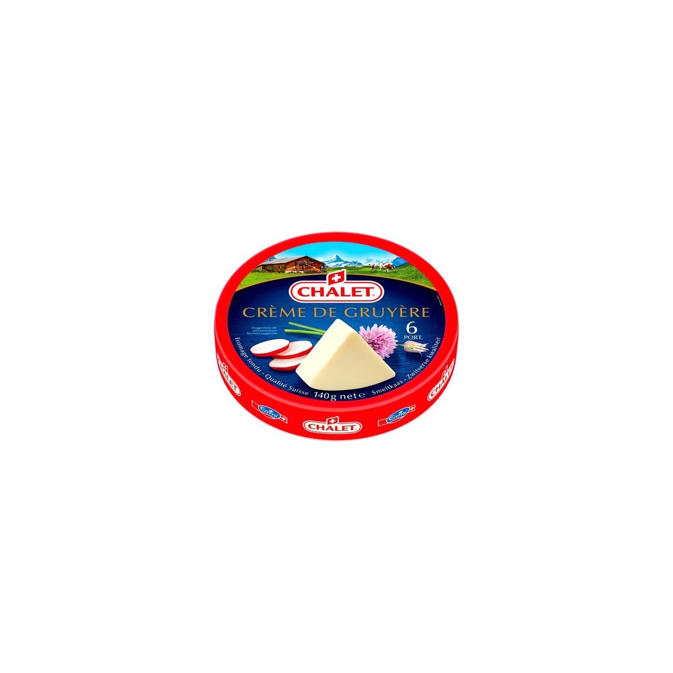 Chalet crème de Gruyère 6 portions 140 gr