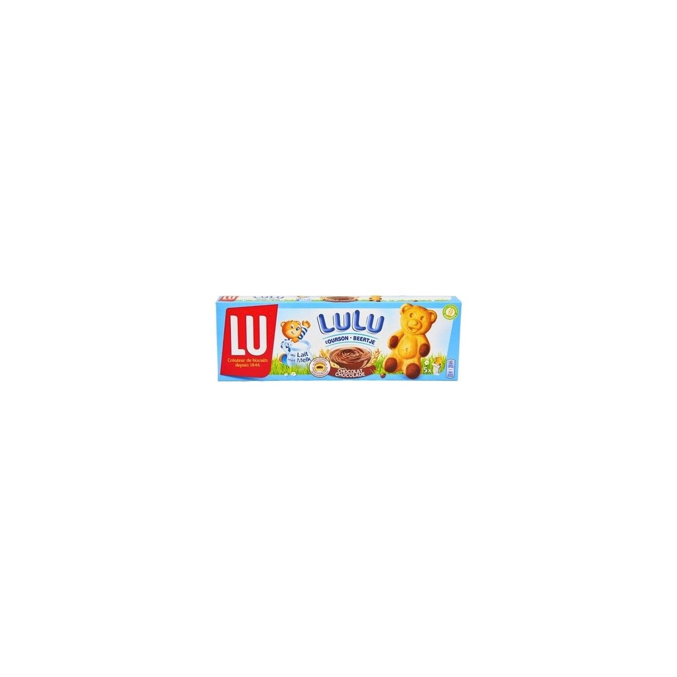 LU Lulu 5 oursons au chocolat 150 gr