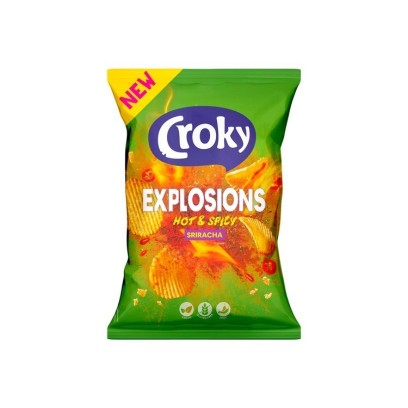 Croky Explosion chips hot & spicy Sriracha 150 gr
