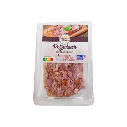 LF - Saveurs de nos Régions Potjevlesch terrine 3 viandes 180 gr