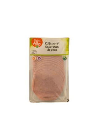 L - Saint Alby saucisson de veau 12 tranches 150 gr