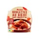 Auchan boulettes au boeuf sauce tomates et riz 300 gr