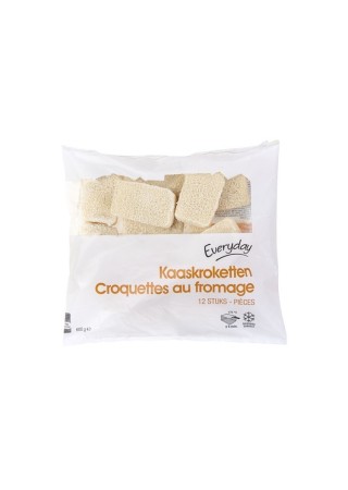 EVERYDAY 12 croquettes au fromage 600 gr