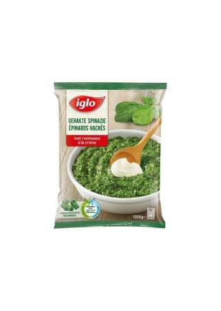 Iglo épinards haché à la crème 1