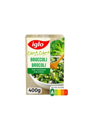 Iglo brocoli à la sauce crème 400 gr