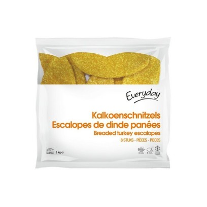 Everyday 8 escalopes de dinde 1 kg