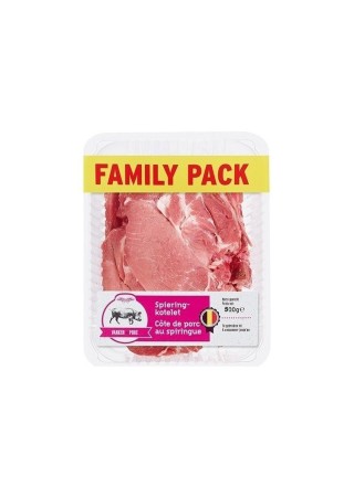 L - Côte de Porc Spiringue 500 gr chockies boucherie