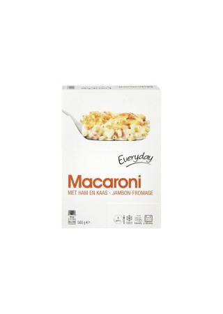 EVERYDAY macaronis jambon fromage 500 gr - Belfreeze
