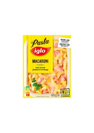 Iglo macaroni jambon fromage 450 gr