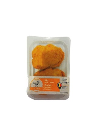 L - Escalope de poulet jambon fromage 250 gr chockies