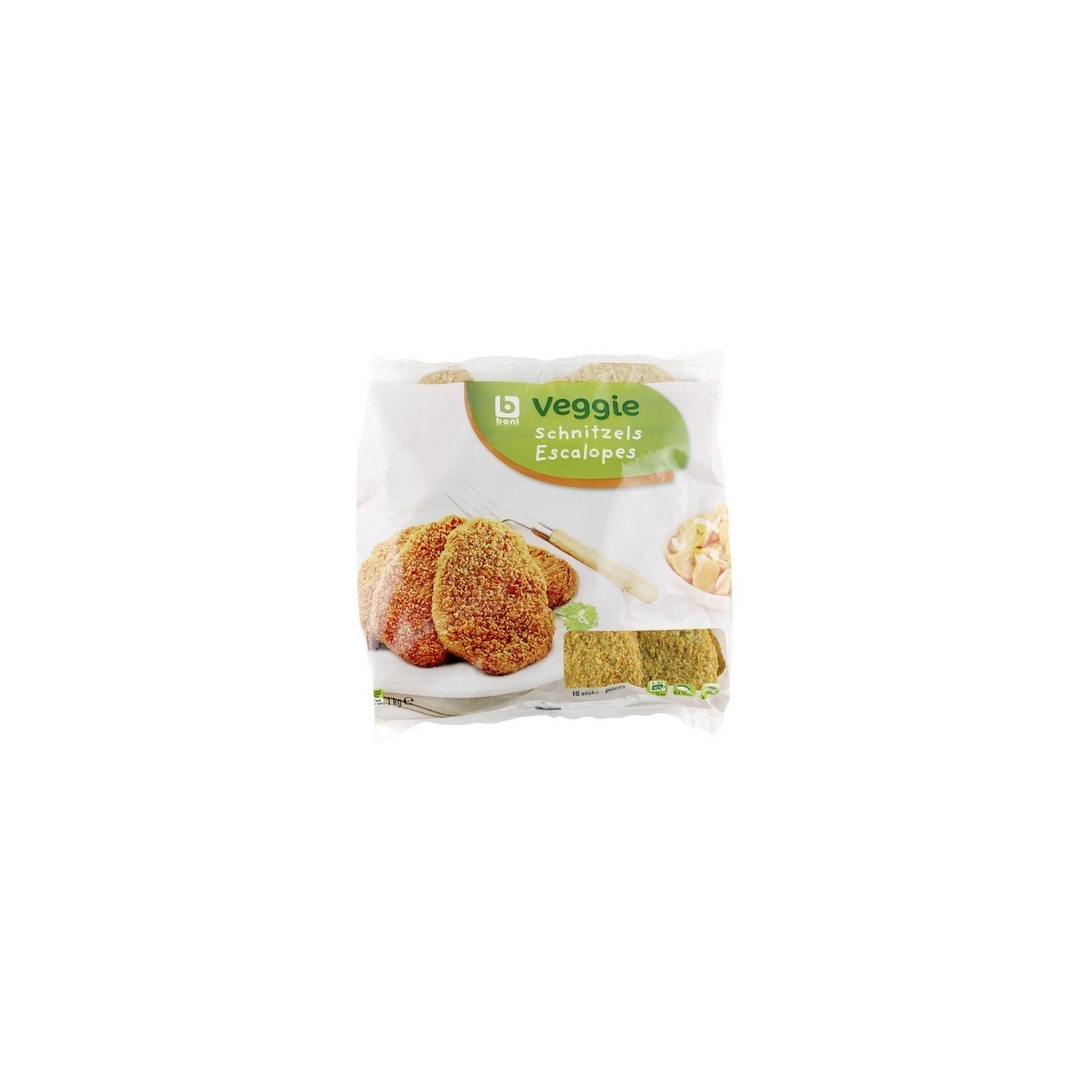 BONI SELECTION veggie escalopes 10x100gr - BELFREEZE