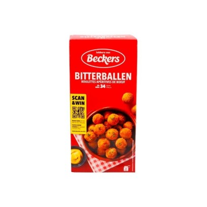 Beckers 34 boulettes apéritives de boeuf 680 gr
