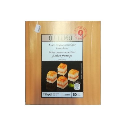 Ottimo trésor foie gras et confit d'oignon 24 pcs