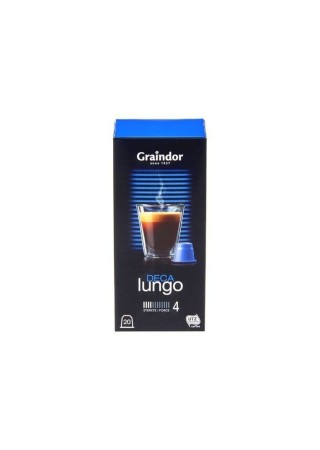 Graindor café Lungo Decaf 20 capsules CHOCKIES belgique