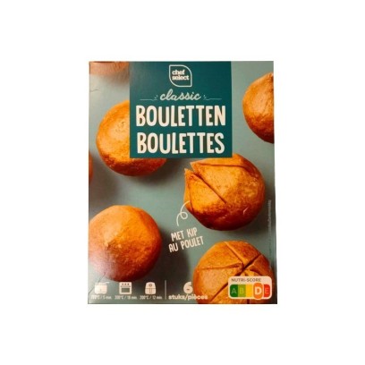 L - Chef Select Classic 6 boulettes au poulet 720 gr