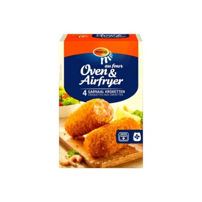 Mora four & airfryer 4 Croquettes aux crevettes 4x 60 gr