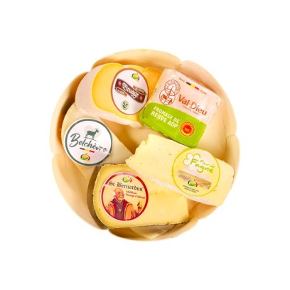 L - Belgische kaasplank 500 gr Chockies Group Belgische Kerst