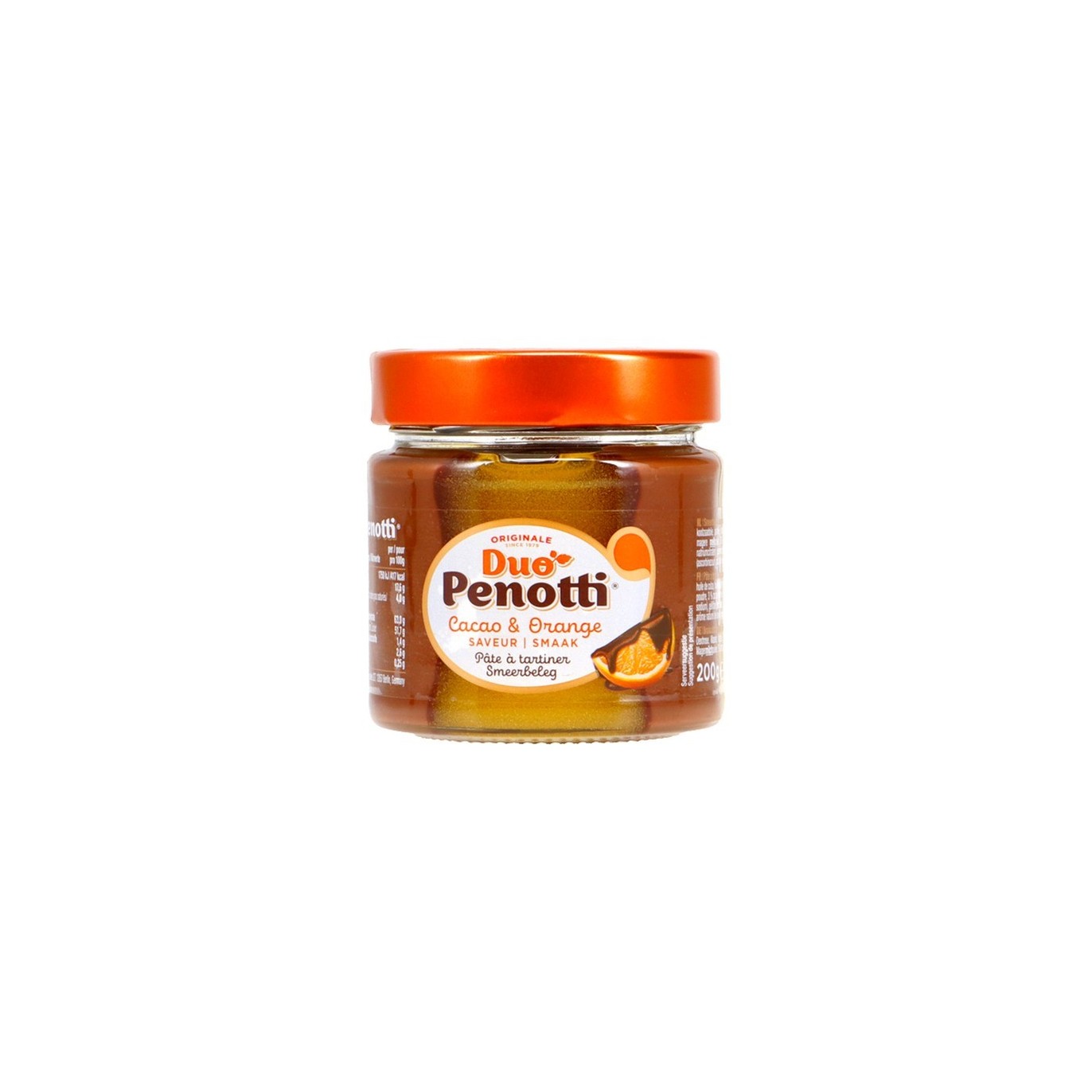 Penotti Duo pâte à tartiner cacao orange 200 gr