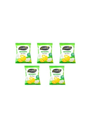 Snatt's Natuchips crème acidulé et persil 5x 23 gr